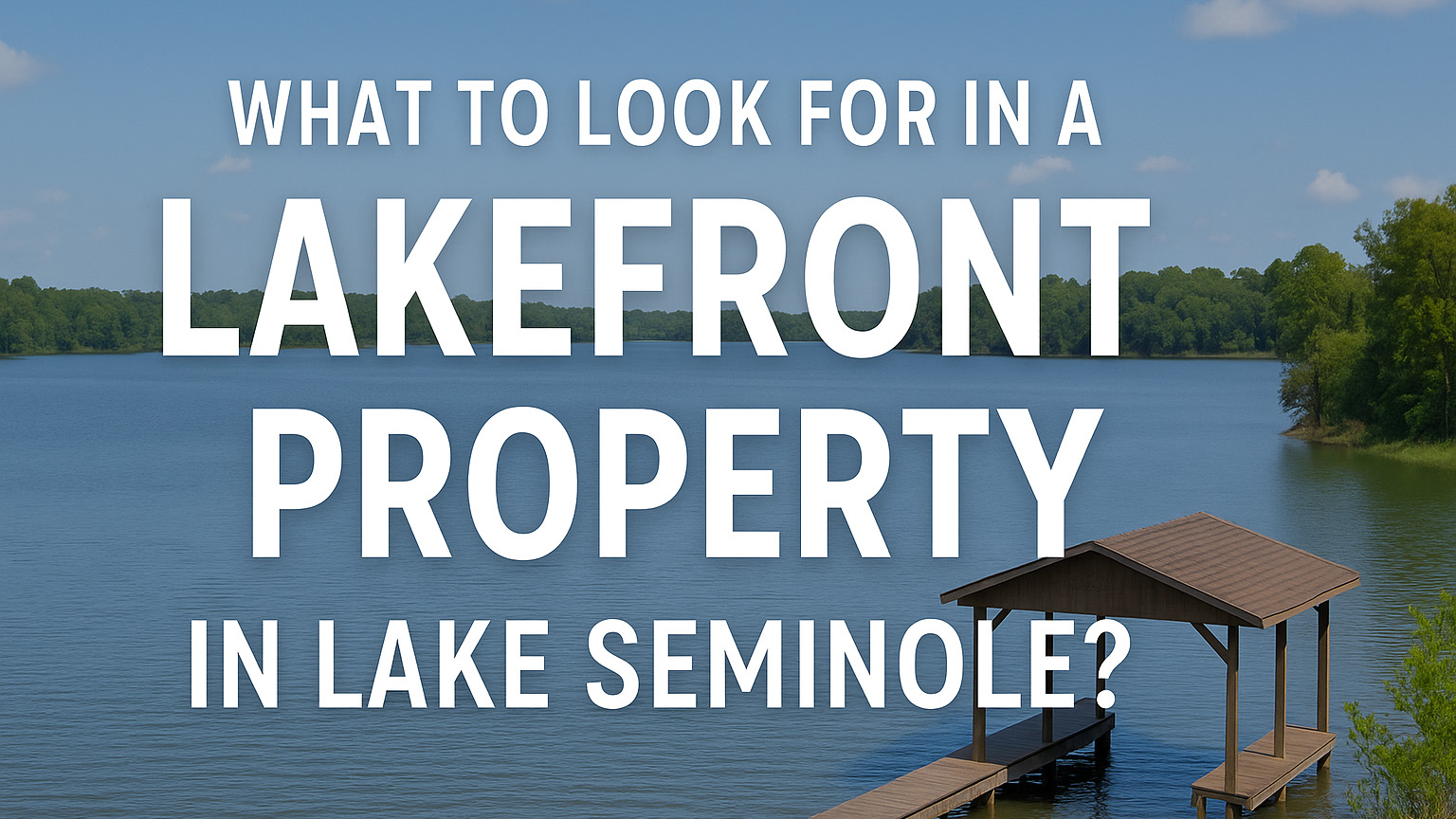 Lakefront Property in Lake Seminole