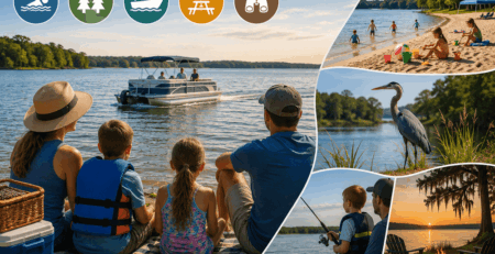 Family fun at Lake Seminole